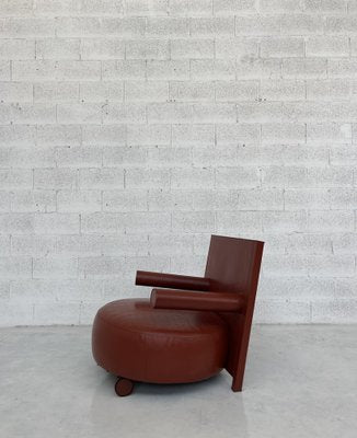 Baisity Leather Armchair by Antonio Citterio for B&B Italia, 1980s-RNN-1727140