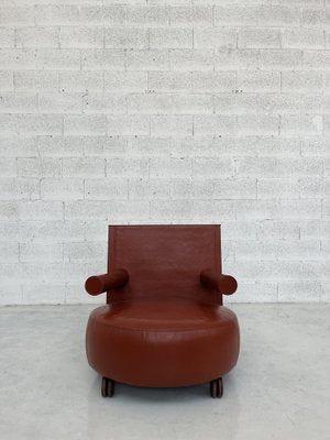 Baisity Leather Armchair by Antonio Citterio for B&B Italia, 1980s-RNN-1727140