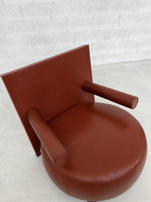 Baisity Leather Armchair by Antonio Citterio for B&B Italia, 1980s-RNN-1727140