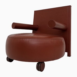 Baisity Leather Armchair by Antonio Citterio for B&B Italia, 1980s-RNN-1727140