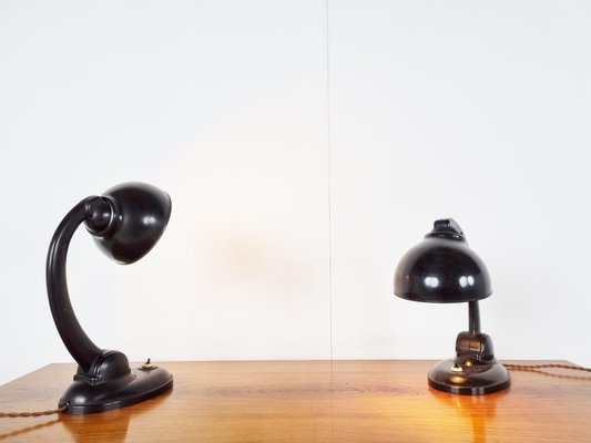 Bakelite 11126 Table Lamps by Eric Kirkman Cole, 1930s, Set of 2-IRH-1319130