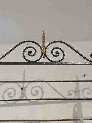 Bakers Shelf in Wrought Iron and Brass, 1900s-SIZ-1789180