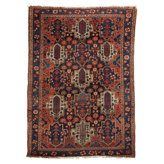 Bakhtiar Cotton & Wool Heavy Knot Rug