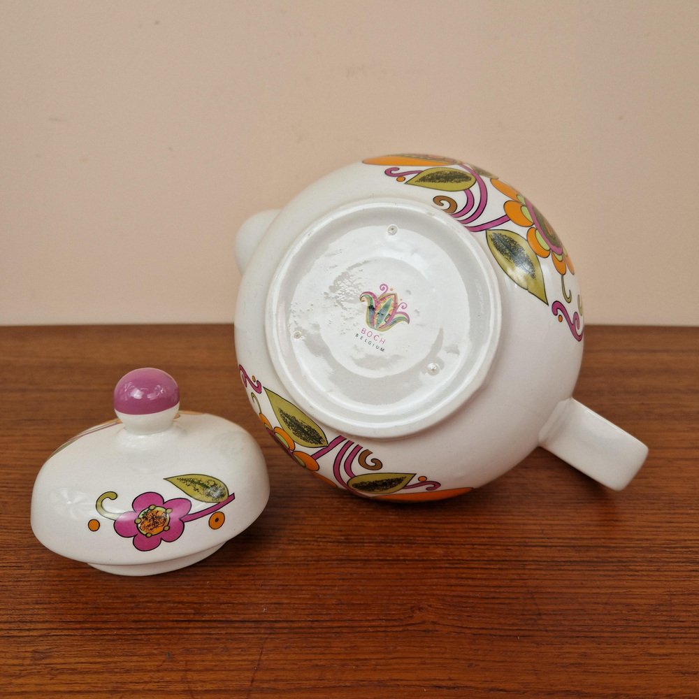 Bali Teapot from Boch, Belgium, 1970s