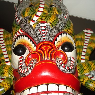 Balinese Barong Dance Mask Sculpture-YGE-961078