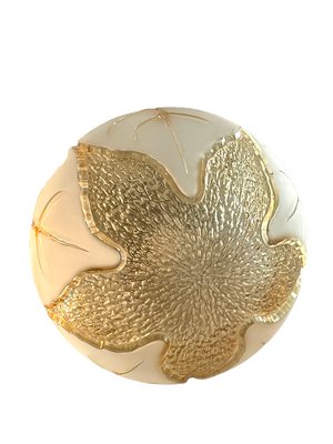 Ball Ceiling Lamp with Leaf Motif-FSD-1366916