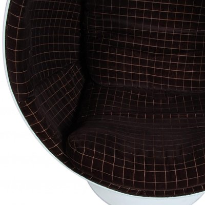 Ball Chair with Brown Fabric by Eero Aariona, 1990s-MTD-1407136