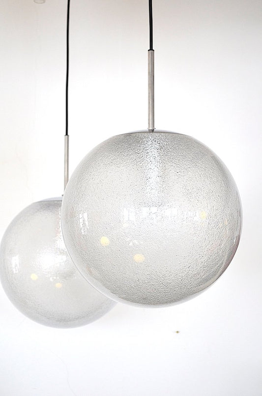 Ball Pendant Lamp from Glashütte Limburg, 1960s