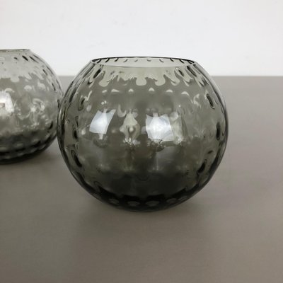 Ball Vases Tourmaline by Wilhelm Wagenfeld for WMF, Germany, 1960s, Set of 2-QZ-1128327