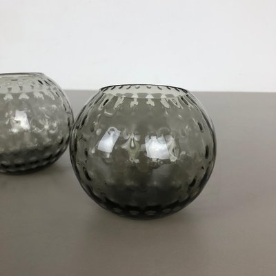 Ball Vases Tourmaline by Wilhelm Wagenfeld for WMF, Germany, 1960s, Set of 2-QZ-1128327