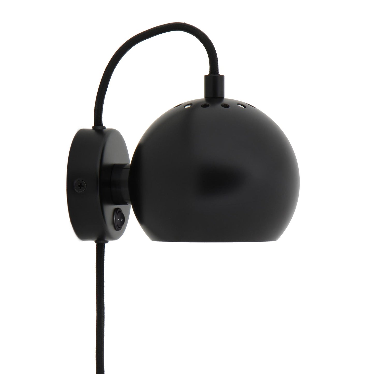 Ball Wall Lamp by Frandsen #Matt Black