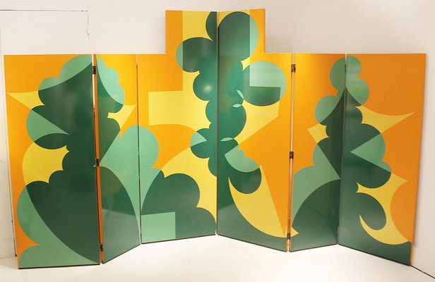 Balla Folding Screen by Giacomo Balla for Simon Gavina, Italy, 1971-FGA-922644