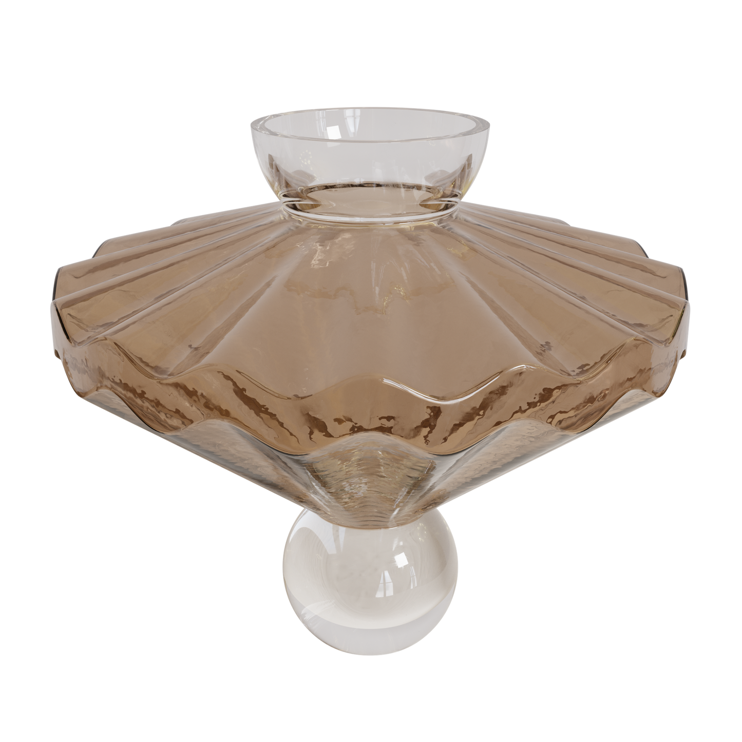 Ballerina Glass Vase by Stori #Brown