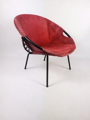 Balloon Armchair by L. Erzeugnis for Lusch & Co, Germany, 1960s-NXX-2034581