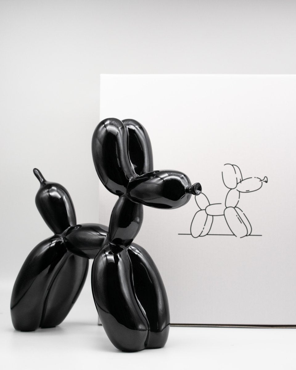 Balloon Dog (Black) Sculpture by Editions Studio