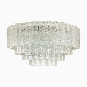 Ballroom Flush Mount with Glass Tubes from Doria, 1960s-VDW-1042584