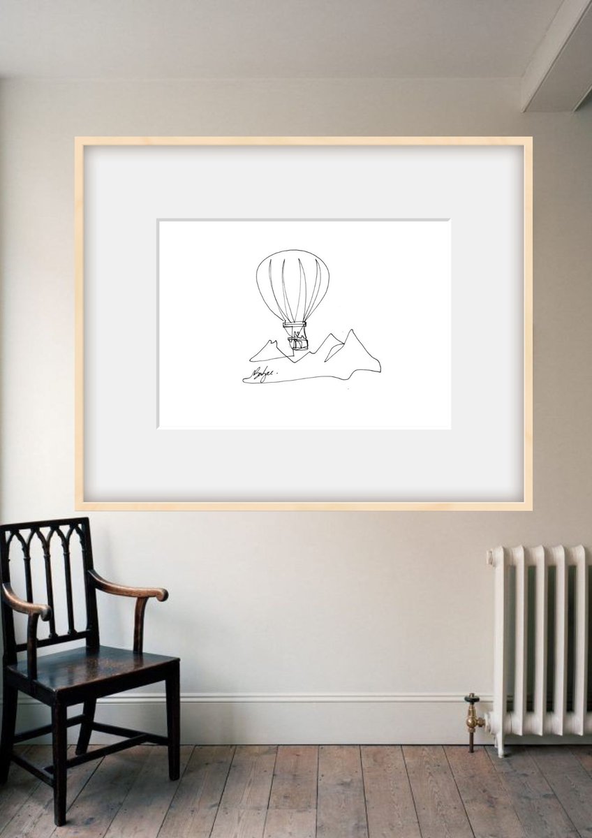 Balzac, Hot Air Balloon, 2023, Print