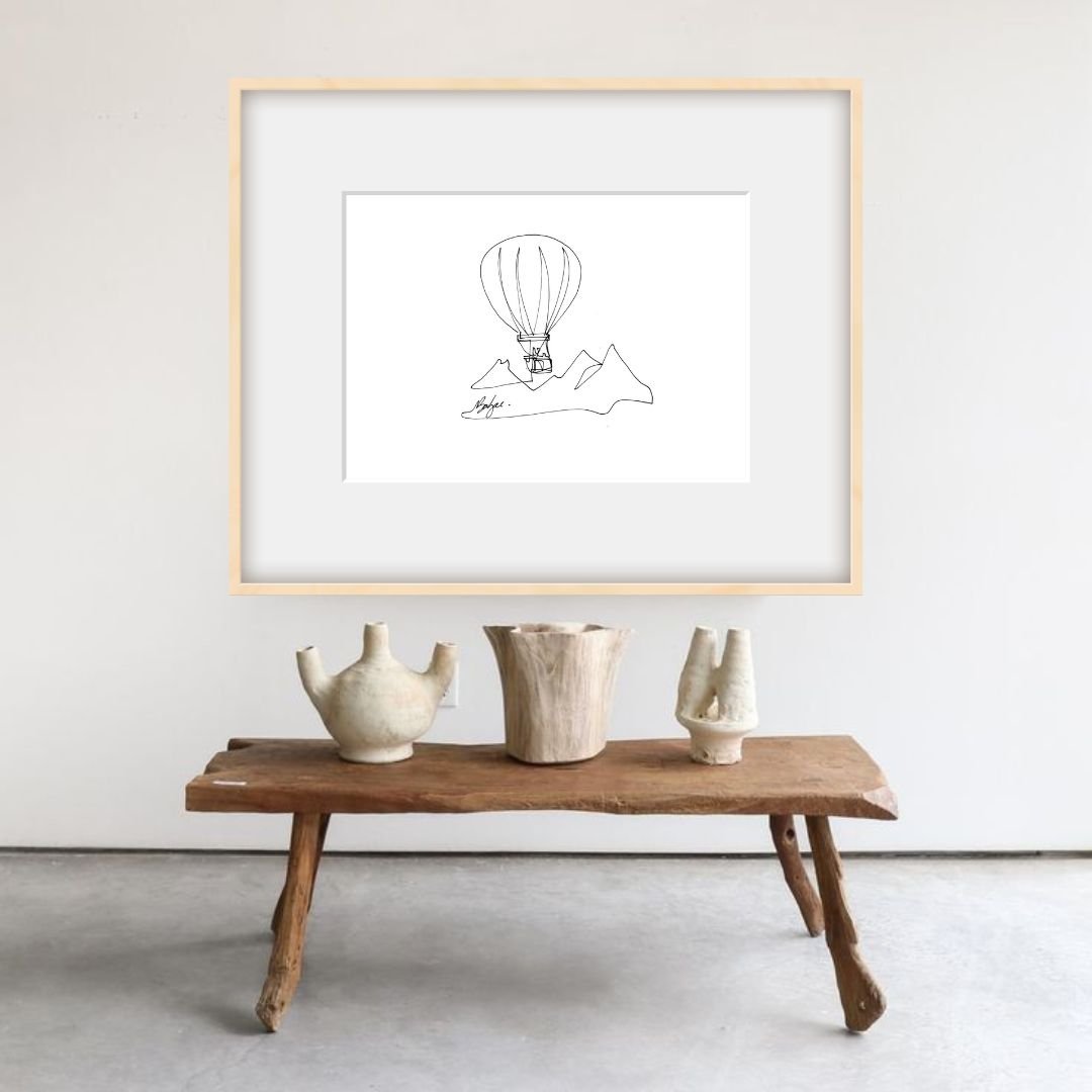 Balzac, Hot Air Balloon, 2023, Print