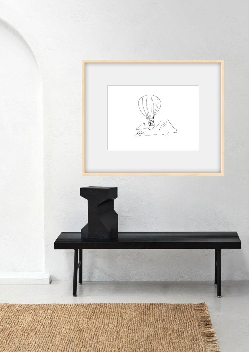 Balzac, Hot Air Balloon, 2023, Print