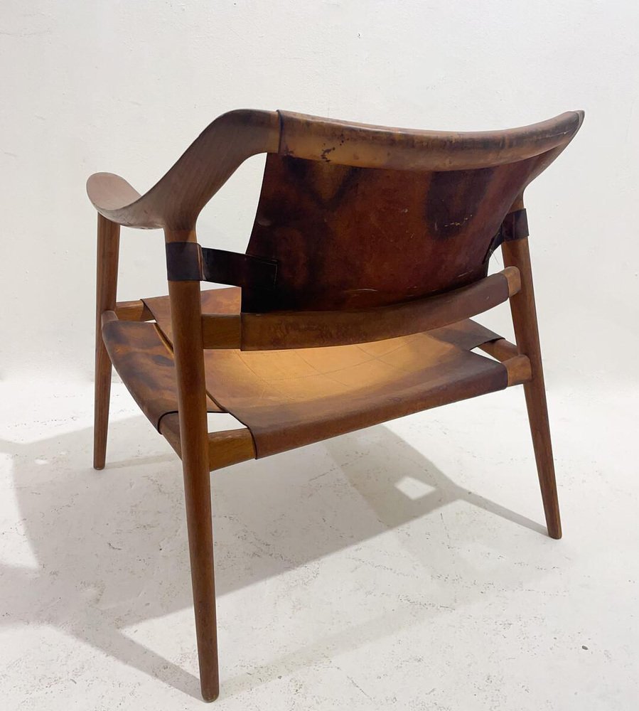 Bambi Armchair attributed to Rolf Rastas & Adolf Relling for Gustav Bahus, 1940s