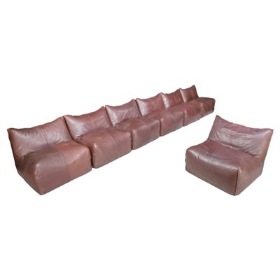 Bambole Chairs & Modular Sofa Set for B&b attributed to Mario Bellini, Italy 1970s, Set of 7-TRW-1719583