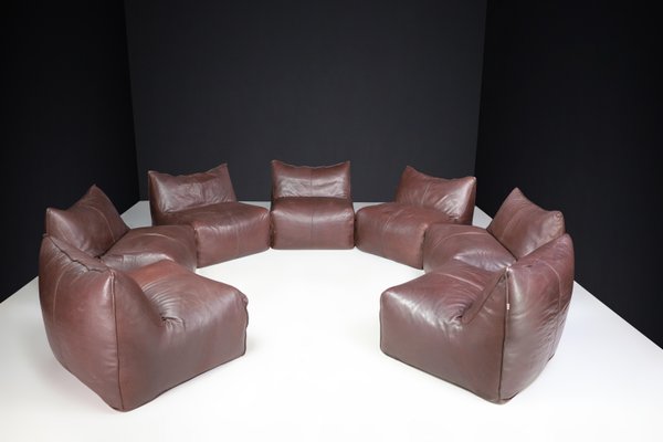 Bambole Chairs & Modular Sofa Set for B&b attributed to Mario Bellini, Italy 1970s, Set of 7-TRW-1719583