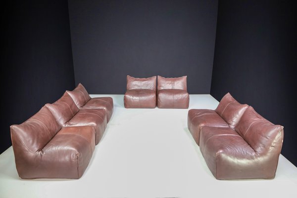 Bambole Chairs & Modular Sofa Set for B&b attributed to Mario Bellini, Italy 1970s, Set of 7-TRW-1719583