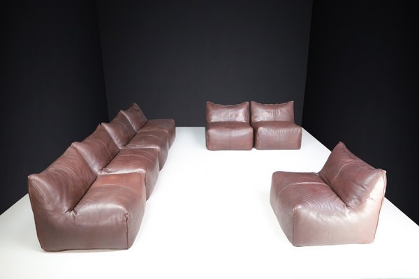 Bambole Chairs & Modular Sofa Set for B&b attributed to Mario Bellini, Italy 1970s, Set of 7-TRW-1719583