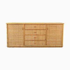 Bamboo and Rattan Sideboard, 1970-KKZ-1814332