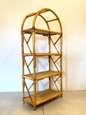 Bamboo and Wicker Shelves, 1970s-NPC-951018