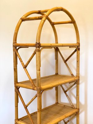 Bamboo and Wicker Shelves, 1970s-NPC-951018