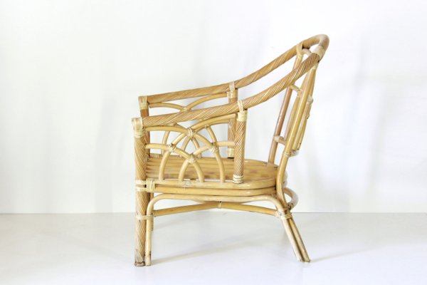 Bamboo Armchair, 1970s-TOI-1060367