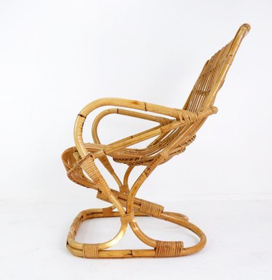 Bamboo Armchair by Tito Agnoli, 1960-NYF-2019036