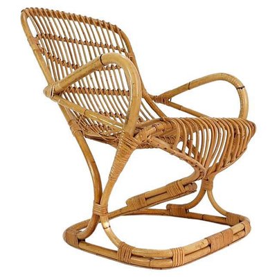 Bamboo Armchair by Tito Agnoli, 1960s-JG-1813985