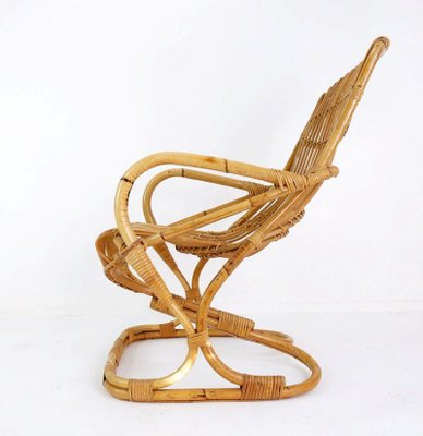 Bamboo Armchair by Tito Agnoli, 1960s-JG-1813985