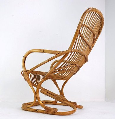 Bamboo Armchair by Tito Agnoli, 1960s-JG-1813985