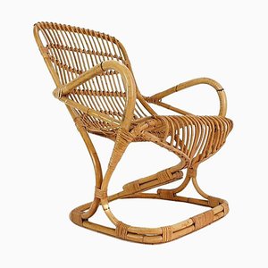 Bamboo Armchair by Tito Agnoli, 1960s-JG-1813985