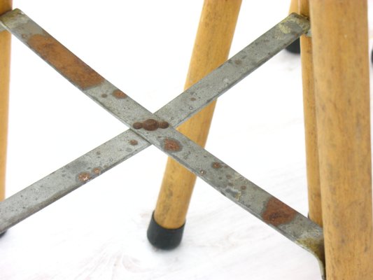 Bamboo Bar and Stools, 1970s, Set of 7-WVA-949719