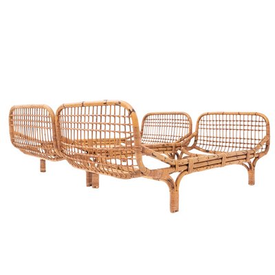 Bamboo Beds in the style of Franco Albini and Franca Helg, Italy, 1960s, Set of 2-UPW-1766025