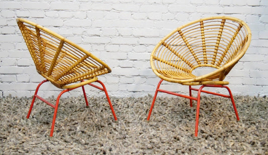 Bamboo Chair from Rohé Noordwolde, The Netherlands, 1950s