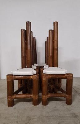 Bamboo Chairs, 1960s, Set of 6-RPW-2034835