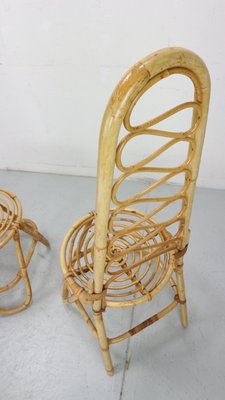 Bamboo Chairs attributed to Dirk Van Sliedrecht for Rohe Noordwolde, 1960s, Set of 2-DT-2026268