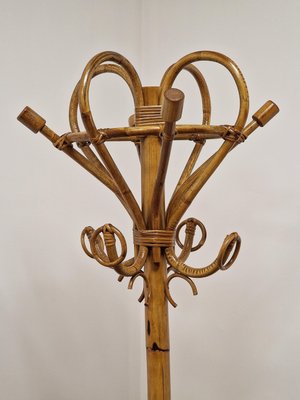 Bamboo Coat Hanger and Umbrella Stand, 1970s-RKF-2035982