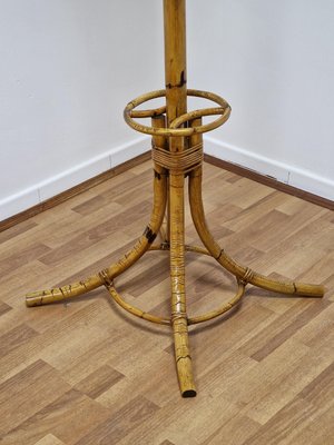 Bamboo Coat Hanger and Umbrella Stand, 1970s-RKF-2035982