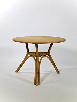 Bamboo Coffee Table, France, 1960s-XXA-638792