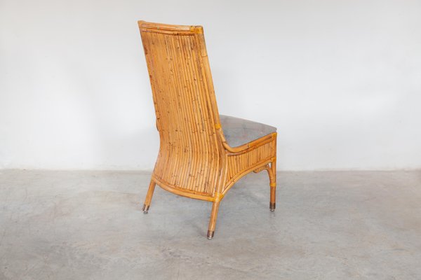 Bamboo Dining Chairs, Italy, 1970s, Set of 6-KL-1232273