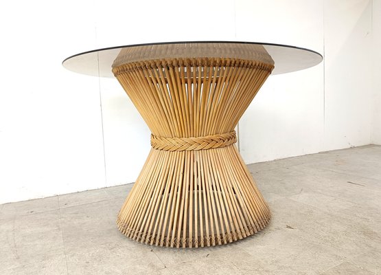 Bamboo Dining Table, 1980s-IRH-1796382