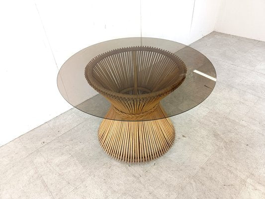 Bamboo Dining Table, 1980s-IRH-1796382