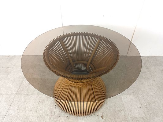 Bamboo Dining Table, 1980s-IRH-1796382