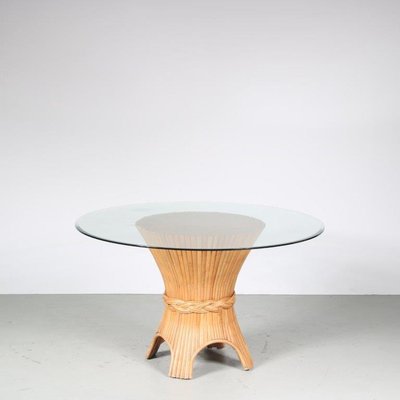 Bamboo Dining Table from McGuire, USA, 1970s-DV-1804792